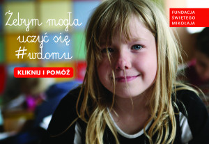 Zdjęcie artykułu - Żebym mogła uczyć się #zdomu - rozpoczynamy zbiórkę na rzecz dostępu do edukacji dla dzieci z niezamożnych rodzin